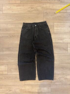 Weekday Men's Black Relaxed Jeans